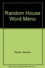 Random House Word Menu