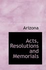 Acts Resolutions and Memorials