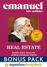 Emanuel Law Outlines Real Estate AspenLaw Studydesk Bonus Pack