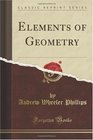 Elements of Geometry Part OnePlane Geometry