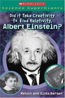 Did It Take Creativity To Find Relativity Albert Einstein