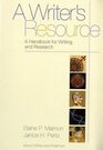 A Writer's Resource a Handbook for Writing and Research
