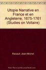 Utopie Narrative en France et en Angleterre 16751761