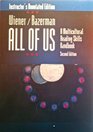 Instructor's Annotated Edition All of Us A Multicultural Reading Skills Handbook