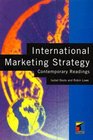 International Marketing Strategy Contemporary Readings