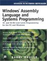 Windows Assembly Language  Systems Programming 16 And 32Bit LowLevel Programming for the PC and Windows