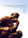 Legal Environment of Business The