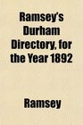 Ramsey's Durham Directory for the Year 1892