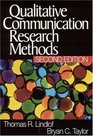 Qualitative Communication Research Methods