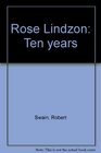 Rose Lindzon Ten years