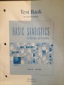 Test Bank TB Basic Statistics Business  Economics