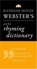 Random House Webster's Pocket Rhyming Dictionary  Second Edition