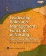 Leadership Roles And Management Functions In Nursing Theory  Application