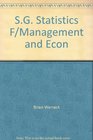 SG Statistics F/Management and Econ