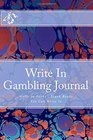 Write In Gambling Journal Write In Books  Blank Books You Can Write In