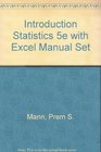 Introduction Statistics 5th Edition with Excel Manual Set