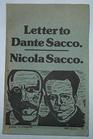 Letter to Dante Sacco