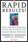 Rapid Results How 100Day Projects Build the Capacity for LargeScale Change