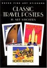 Classic Travel Posters : 16 Art Stickers (Stickers)