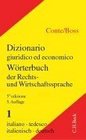 Wrterbuch der Rechts und Wirtschaftssprache Italienisch 2 Bde Tl1 ItalienischDeutsch