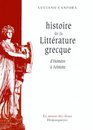 Histoire de la littrature grecque d'Homre  Aristote