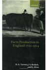 Farm Production in England 17001914