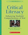 Critical Literacy Enhancing Students' Comprehension of Text