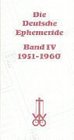 Deutsche Ephemeride von 1951  1960