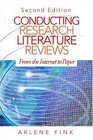 Conducting Research Literature Reviews  From the Internet to Paper