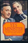 YES MINISTER VOLUME 1  THE DIARIES OF A CABINET MINISTER BY THE RT HON JAMES HACKER MP