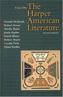 Harper American Literature Volume I