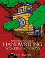 Printing Practice Handwriting Workbook for Boys