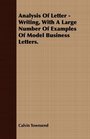 Analysis Of Letter  Writing With A Large Number Of Examples Of Model Business Letters
