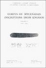 Corpus of Mycenaean Inscriptions from Knossos Volume 3 50007999