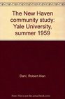 The New Haven community study Yale University summer 1959