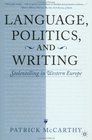 Language Politics and Writing Stolentelling in Western Europe