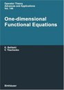 Onedimensional Functional Equations