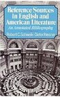 Reference Sources in English and American Literature An Annotated Bibliography