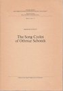 The song cycles of Othmar Schoeck