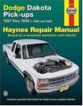 Haynes Repair Manuals: Dodge Dakota Pickup, 1987-1996