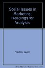 Social Issues in Marketing Readings for Analysis
