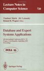 Database and Expert Systems Applications 4th International Conference Dexa '93 Prague Czech Republic September 68 1993  Proceedings
