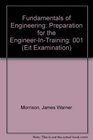 Fundamentals of Engineering Preparation for the EngineerInTraining
