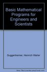Basic Mathematical Programs for Engineers and Scientists