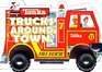 Tonka: Trucks Around Town (A Shaped Board Book on Wheels)