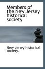 Members of the New Jersey historical society