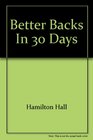 Better Backs In 30 Days