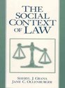 The Social Context of Law