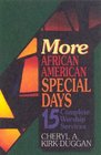 More African American Special Days Fifteen Complete Worship Services