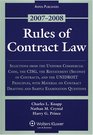 Rules of Contract Law 20072008 Statutory Supplement Selections from the Uniform Commerical Code the Cisg the Restatement  of Contracts and  on Contract D